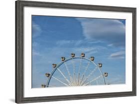 Frankfurt on the Main, Hesse, Germany, Ferris Wheel at the Frankfurt Spring Fair Dippemess-Bernd Wittelsbach-Framed Photographic Print