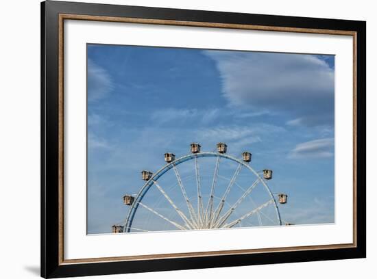 Frankfurt on the Main, Hesse, Germany, Ferris Wheel at the Frankfurt Spring Fair Dippemess-Bernd Wittelsbach-Framed Photographic Print