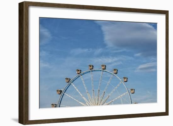 Frankfurt on the Main, Hesse, Germany, Ferris Wheel at the Frankfurt Spring Fair Dippemess-Bernd Wittelsbach-Framed Photographic Print