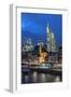 Frankfurt on the Main, Hesse, Germany, View at the Financial District and the City Centre-Bernd Wittelsbach-Framed Photographic Print