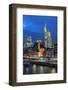 Frankfurt on the Main, Hesse, Germany, View at the Financial District and the City Centre-Bernd Wittelsbach-Framed Photographic Print