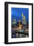 Frankfurt on the Main, Hesse, Germany, View at the Financial District and the City Centre-Bernd Wittelsbach-Framed Photographic Print