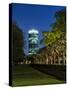 Frankfurt on the Main, Hesse, Germany, View at the Westhafen Tower-Bernd Wittelsbach-Stretched Canvas