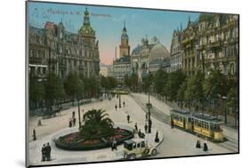 Frankfurt, Rossmarkt. Postcard Sent in 1913-German photographer-Mounted Giclee Print