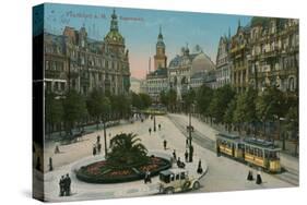 Frankfurt, Rossmarkt. Postcard Sent in 1913-German photographer-Stretched Canvas
