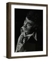 Frankie Laine on Stage at the Forum Theatre, Hatfield, Hertfordshire, 10 May 1982-Denis Williams-Framed Photographic Print