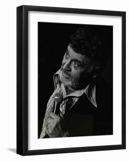 Frankie Laine on Stage at the Forum Theatre, Hatfield, Hertfordshire, 10 May 1982-Denis Williams-Framed Photographic Print