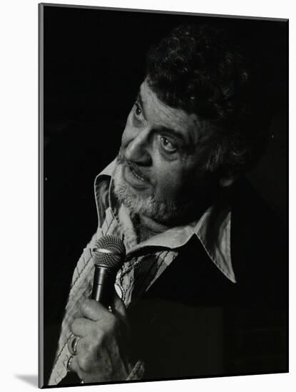 Frankie Laine on Stage at the Forum Theatre, Hatfield, Hertfordshire, 10 May 1982-Denis Williams-Mounted Photographic Print