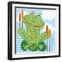 Frankie The Frog-Jessie Eckel-Framed Giclee Print