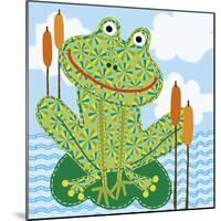 Frankie The Frog-Jessie Eckel-Mounted Giclee Print