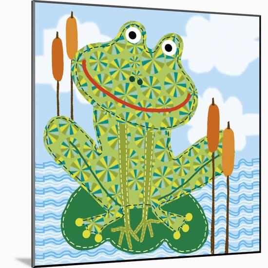 Frankie The Frog-Jessie Eckel-Mounted Giclee Print