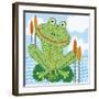 Frankie The Frog-Jessie Eckel-Framed Giclee Print