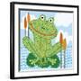 Frankie The Frog-Jessie Eckel-Framed Giclee Print