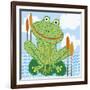 Frankie The Frog-Jessie Eckel-Framed Giclee Print