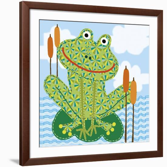 Frankie The Frog-Jessie Eckel-Framed Giclee Print