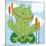 Frankie The Frog-Jessie Eckel-Mounted Giclee Print