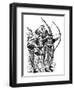 Frankish Archers, 15th Century-null-Framed Premium Giclee Print