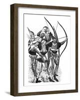 Frankish Archers, 15th Century-null-Framed Giclee Print