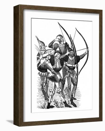 Frankish Archers, 15th Century-null-Framed Giclee Print