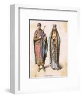 Frankish Court Dress C11-null-Framed Art Print