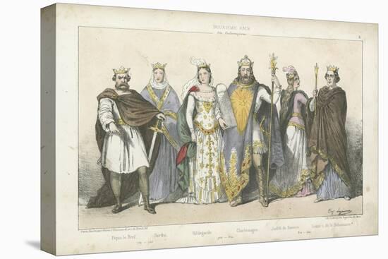 Frankish Kings and Queens of the Carolingian Dynasty-null-Stretched Canvas
