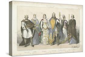 Frankish Kings and Queens of the Carolingian Dynasty-null-Stretched Canvas