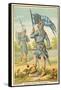 Frankish Warriors of the Time of Charlemagne-null-Framed Stretched Canvas