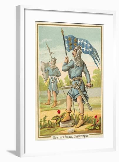 Frankish Warriors of the Time of Charlemagne-null-Framed Giclee Print