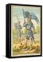 Frankish Warriors of the Time of Charlemagne-null-Framed Stretched Canvas