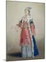 Frankish Woman from Pera, Constantinople, 1738-43-Jean-Etienne Liotard-Mounted Giclee Print