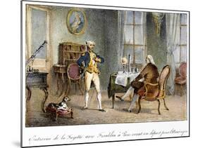 Franklin and Lafayette, 1777-null-Mounted Giclee Print