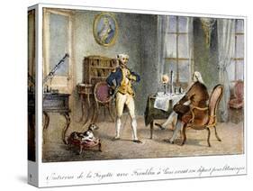 Franklin and Lafayette, 1777-null-Stretched Canvas