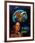 "Franklin and the Space Shuttle," July 1, 1973-B. Winthrop-Framed Giclee Print