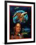 "Franklin and the Space Shuttle," July 1, 1973-B. Winthrop-Framed Giclee Print