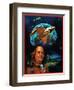 "Franklin and the Space Shuttle," July 1, 1973-B. Winthrop-Framed Giclee Print