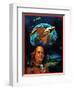 "Franklin and the Space Shuttle," July 1, 1973-B. Winthrop-Framed Giclee Print