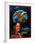 "Franklin and the Space Shuttle," July 1, 1973-B. Winthrop-Framed Giclee Print