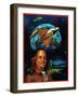 "Franklin and the Space Shuttle," July 1, 1973-B. Winthrop-Framed Giclee Print