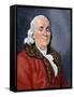Franklin, Benjamin (1706-1790). American Statesman and Scientist.-Tarker-Framed Stretched Canvas