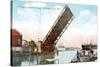 Franklin Bridge, Michigan City, Indiana-null-Stretched Canvas