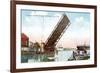 Franklin Bridge, Michigan City, Indiana-null-Framed Art Print