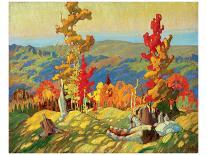 Autumn in the Northland-Franklin Carmichael-Premium Giclee Print