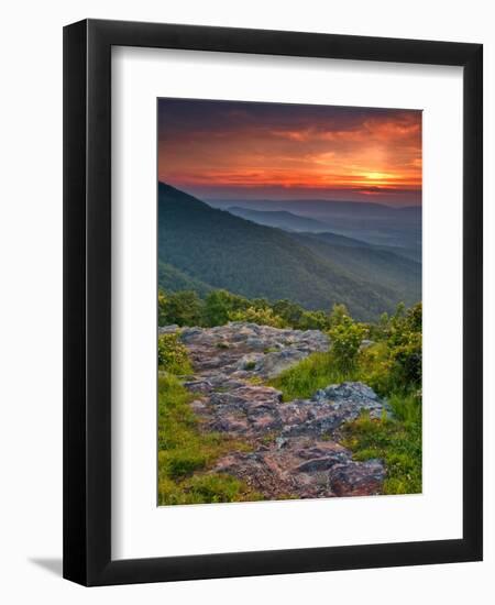 Franklin Cliff Overlook, Virginia, USA-Cathy & Gordon Illg-Framed Photographic Print