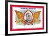 Franklin D. Roosevelt Cigars-null-Framed Art Print