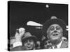 Franklin D. Roosevelt During Opening of Ball Game-null-Stretched Canvas