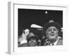 Franklin D. Roosevelt During Opening of Ball Game-null-Framed Photographic Print