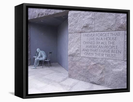 Franklin D. Roosevelt (F.D.R.) Memorial, Washington D.C., USA-Alison Wright-Framed Stretched Canvas