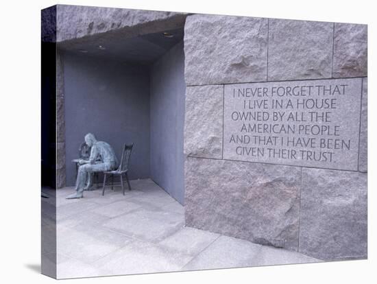 Franklin D. Roosevelt (F.D.R.) Memorial, Washington D.C., USA-Alison Wright-Stretched Canvas