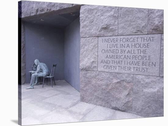 Franklin D. Roosevelt (F.D.R.) Memorial, Washington D.C., USA-Alison Wright-Stretched Canvas