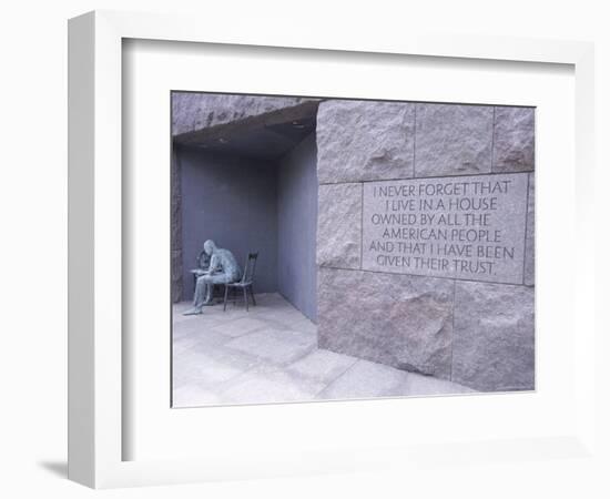 Franklin D. Roosevelt (F.D.R.) Memorial, Washington D.C., USA-Alison Wright-Framed Photographic Print